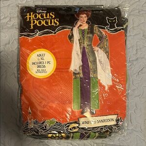 Disney Hocus Pocus Winifred Sanderson Dress - Orange, Green, Purple